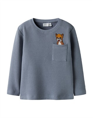 NMMRofus Regular Sweatshirt - Flint Stone 